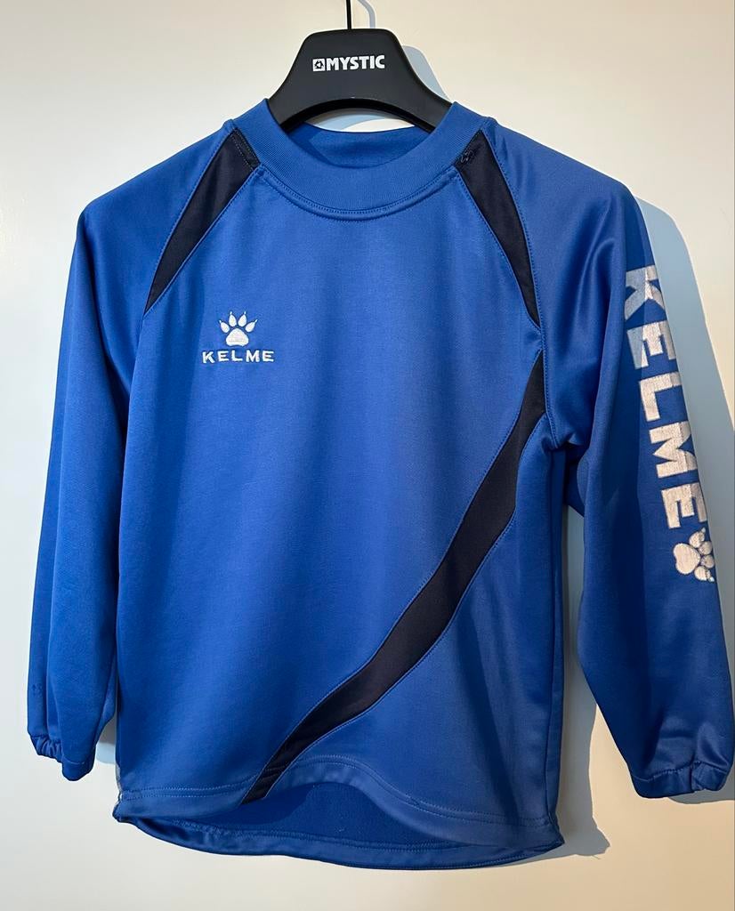 Kelme - sweater blauw | maat 10 (140), Kinderen en Baby's, Kinderkleding | Maat 140, Ophalen of Verzenden, Gebruikt, Jongen of Meisje