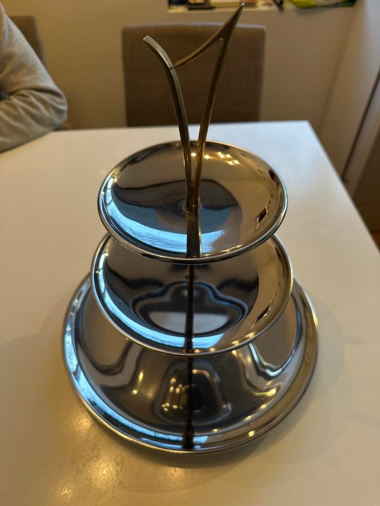 Etagère met 3 lagen, Ophalen of Verzenden, Gebruikt