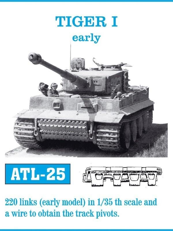 Friul 1:35 Tiger I (early) white metal track links, Overige merken, Tank, 1:32 tot 1:50, Nieuw