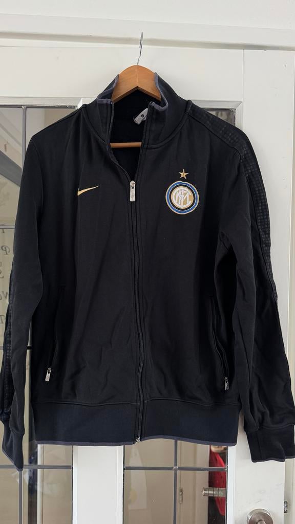 Nike Inter Milan Trainingsjack Maat M, Ophalen of Verzenden, Zo goed als nieuw, Maat 48/50 (M), Zwart