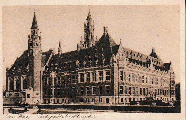 DEN HAAG - VREDESPALEIS, Verzamelen, Ansichtkaarten | Nederland, Ongelopen, Zuid-Holland, 1940 tot 1960, Ophalen of Verzenden
