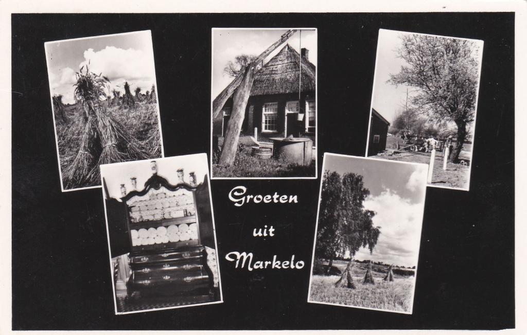 GA1599 Groeten uit Markelo Holten Goor Diepenheim 1962, Verzenden, 1960 tot 1980, Gelopen, Overijssel