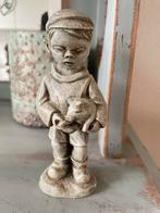 Varkenshoeder boer beeldje jongen met varken boer gesigneerd, Verzamelen, Beelden en Beeldjes, Ophalen of Verzenden, Zo goed als nieuw