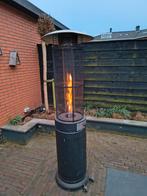 Terrasverwarmer op gas - sfeervol en warm flame heater, Tuin en Terras, Terrasverwarmers, Ophalen of Verzenden, Gebruikt, Gas