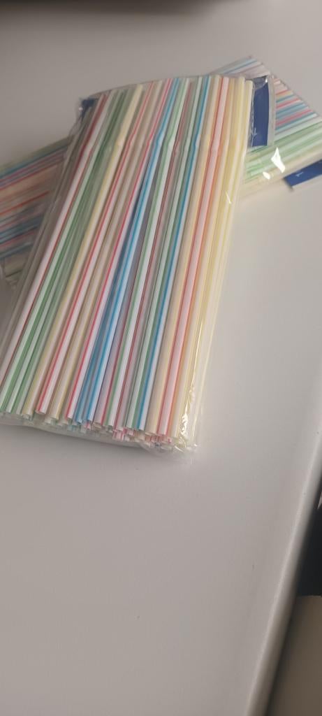 Plastic rietjes buigzaam, Ophalen of Verzenden, Nieuw
