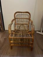 Rieten stoeltje, Gebruikt, Bruin, Riet of Rotan, Ophalen of Verzenden