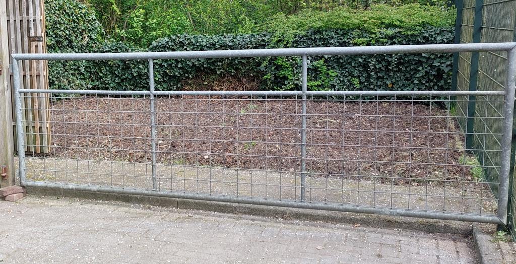 Gegalvaniseerd landhek met gelaste schapenafrastering, Meerdere dieren, Schaap, 0 tot 2 jaar