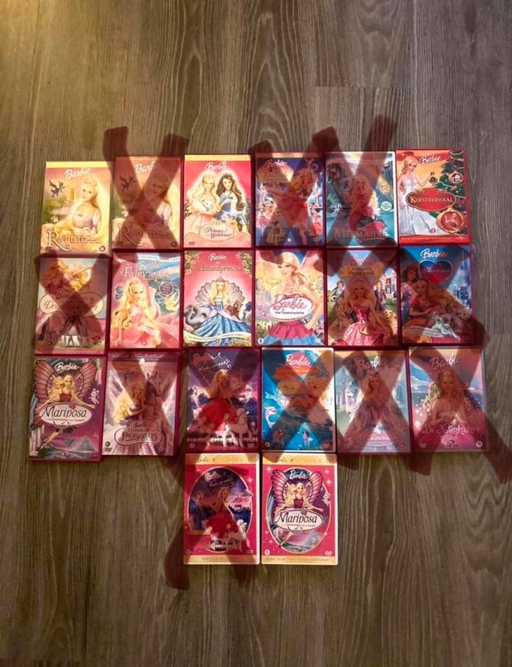 Barbie DVD's, Hobby en Vrije tijd, Verzamelkaartspellen | Yu-gi-Oh!, Zo goed als nieuw, Ophalen of Verzenden