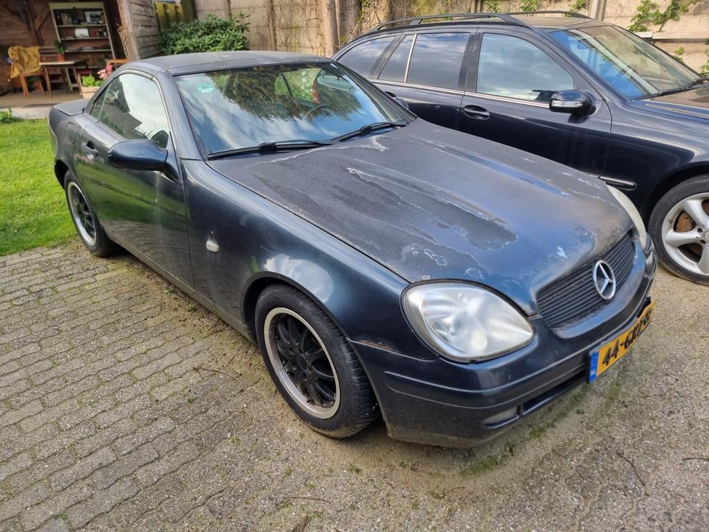 Mercedes SLK 200 project, Auto's, Mercedes-Benz, Achterwielaandrijving, Zwart, 4 cilinders, Cabriolet