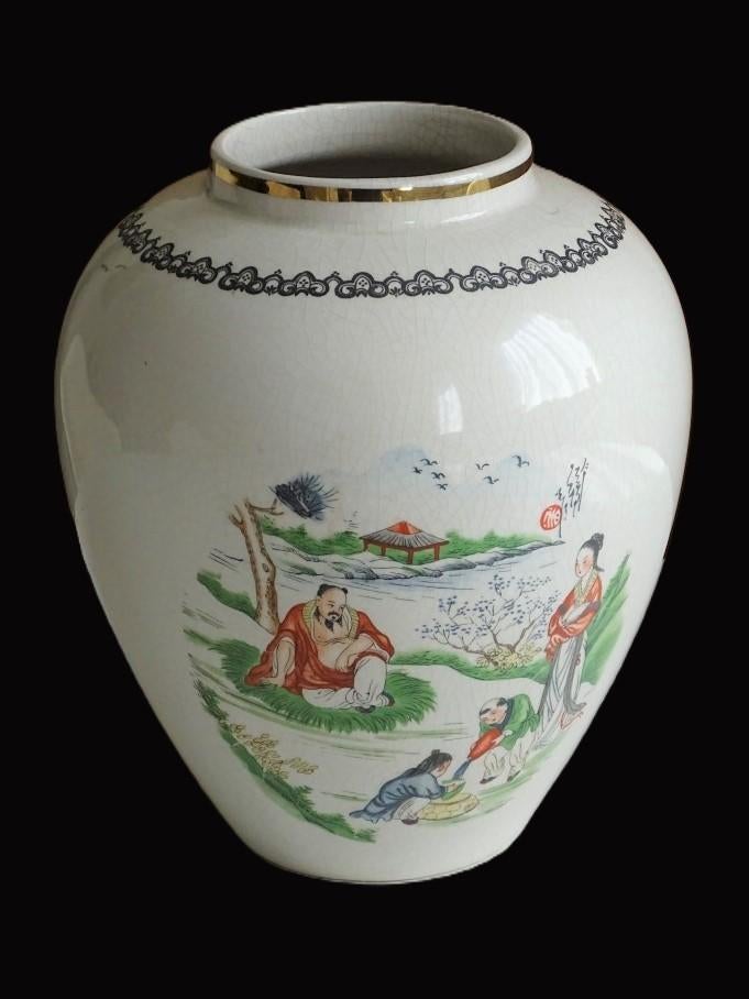 Chinese Vaas China Chinees Porselein, Antiek en Kunst, Antiek | Vazen, Ophalen of Verzenden