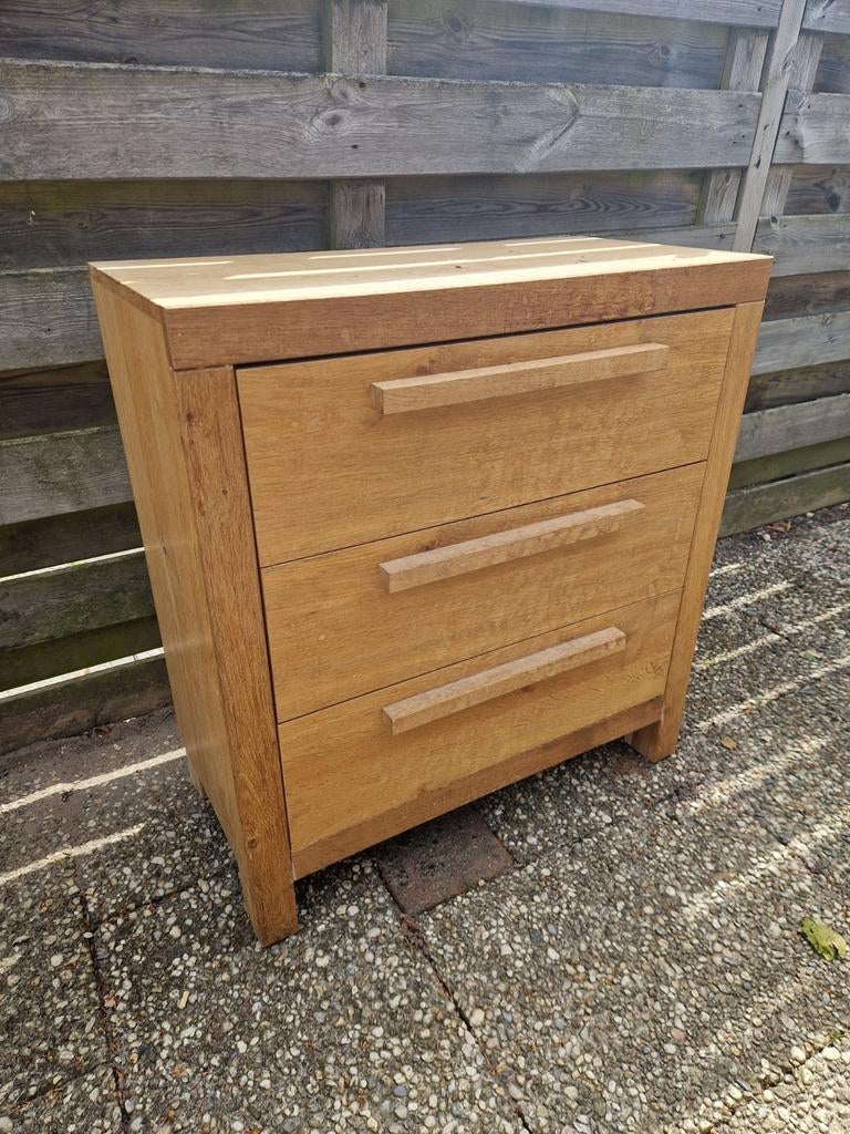 Houten ladekast uit schuur, Huis en Inrichting, Kasten | Ladekasten, Ophalen, Gebruikt, 50 tot 100 cm, Minder dan 100 cm