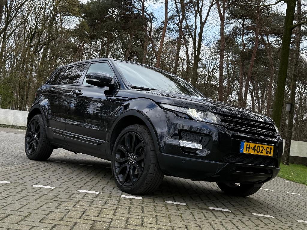Range Rover Evoque 2.0 Si4 4WD AUT | Zwart | Nieuwe Ketting!, Automaat, Euro 5, 1800 kg, Zwart