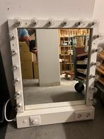 Opmaakspiegel  met ingebouwde dubbel stopcontacten, Ophalen, Minder dan 50 cm, Zo goed als nieuw, Minder dan 100 cm