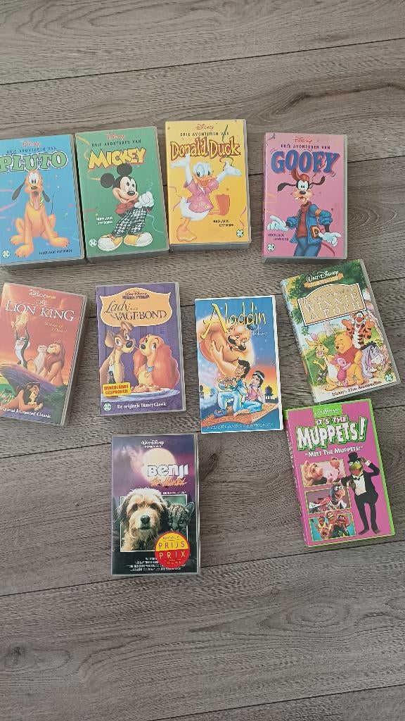 Vhs Disney, Cd's en Dvd's, Ophalen, Tekenfilm, Alle leeftijden, Zo goed als nieuw