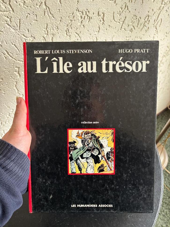 L'île au trésor - Hugo Pratt - HC - Frans - 1980, Boeken, Stripboeken, Gelezen, Eén stripboek, Ophalen of Verzenden