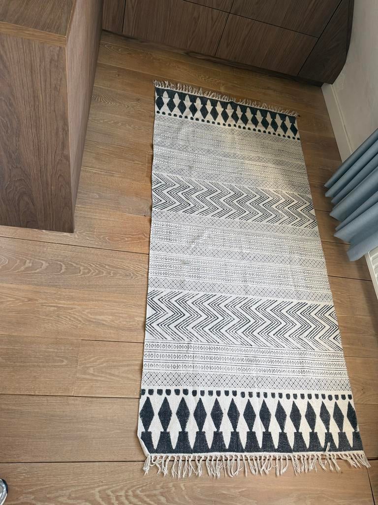 House Doctor vloerkleed 210 x 100cm, Huis en Inrichting, Ophalen, Gebruikt, 100 tot 150 cm, Wit