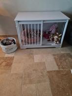 Honden bench landelijk hout wit nieuw, Ophalen, Nieuw