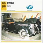 Kw02 autokaart praga lady, Verzamelen, Ophalen of Verzenden, Zo goed als nieuw, Auto's