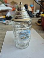 Vintage Bierpul met Deksel - Ostseeheilbad Travemünde, Antiek en Kunst, Antiek | Glas en Kristal, Ophalen of Verzenden