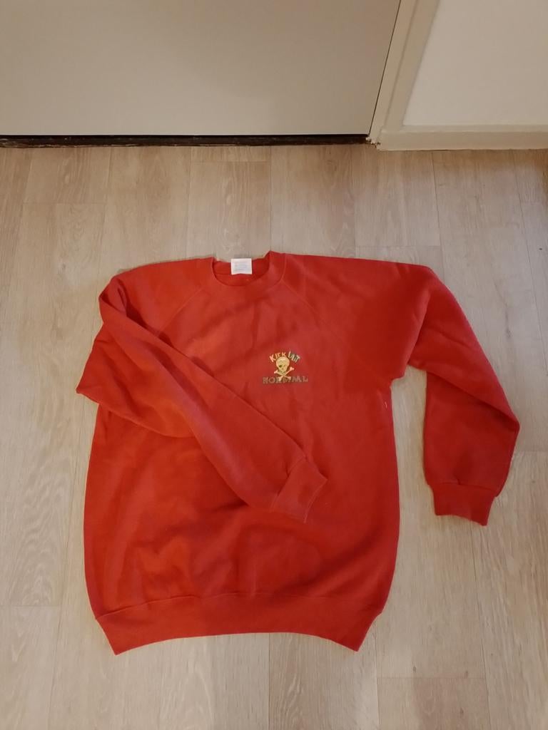 Normaal ,Rode trui met opdruk kiek uut, Ophalen of Verzenden, Zo goed als nieuw, Rood