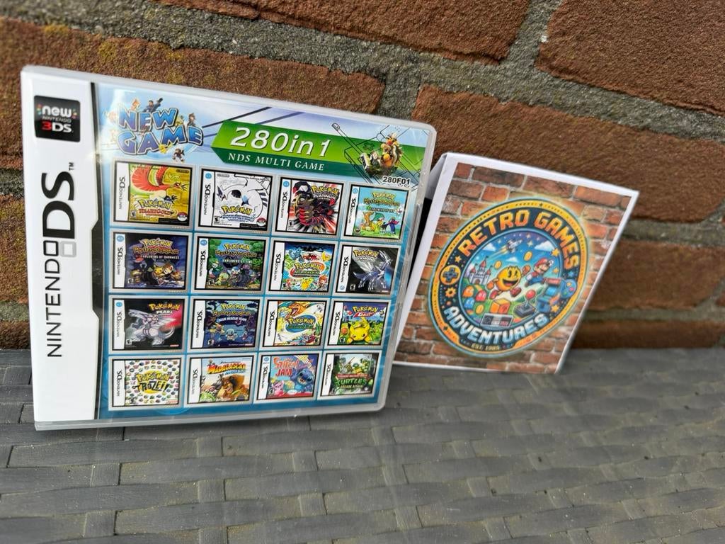 Nintendo DS 500 in 1 | Pokémon Mario Zelda Gratis verzending, Nintendo, Nintendo, 1 speler, Nieuw
