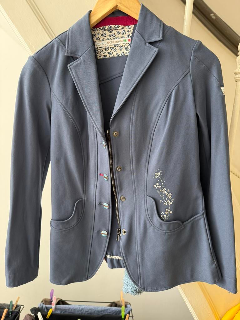 Animo Italia wedstrijdjasje maat 34, Dieren en Toebehoren, Paardrijkleding, Ophalen of Verzenden, Zo goed als nieuw, Dressuur