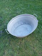 Teil 2 zink vintage echt oud maar als nieuw 76 x 63 x 37 cm, Tuin en Terras, Bloembakken en Plantenbakken, Ophalen, Zo goed als nieuw