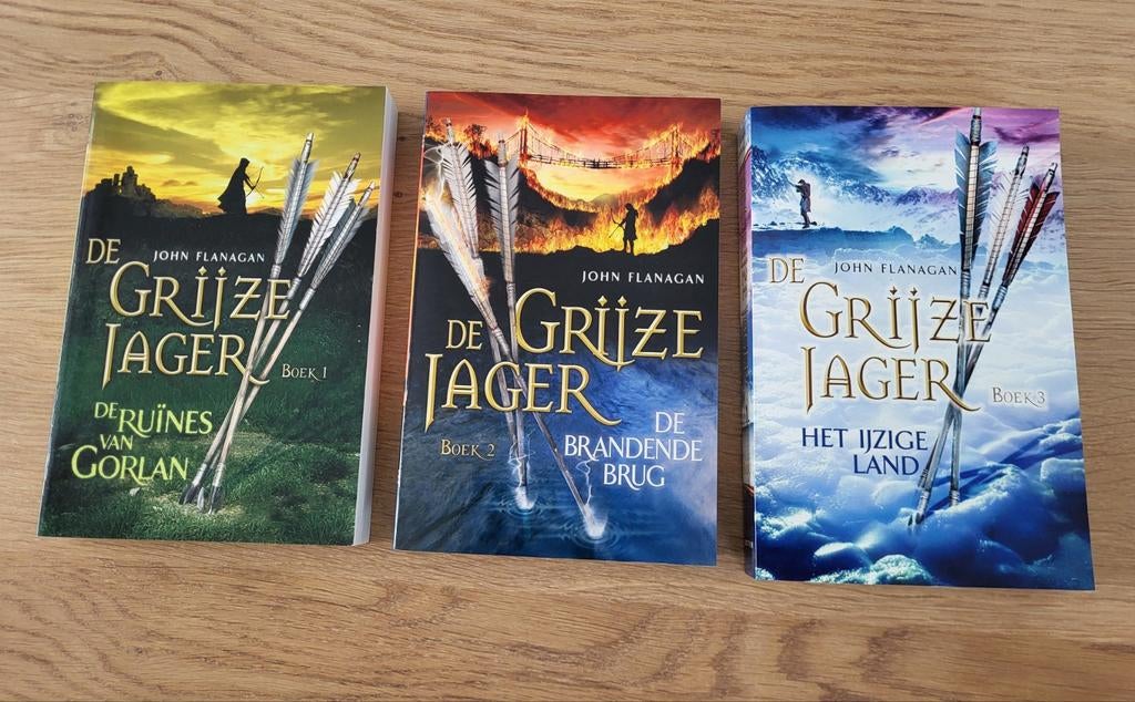 De Grijze Jager - Flanagan - Boek 1, 2 en 3, Boeken, Ophalen of Verzenden, Nieuw, John Flanagan