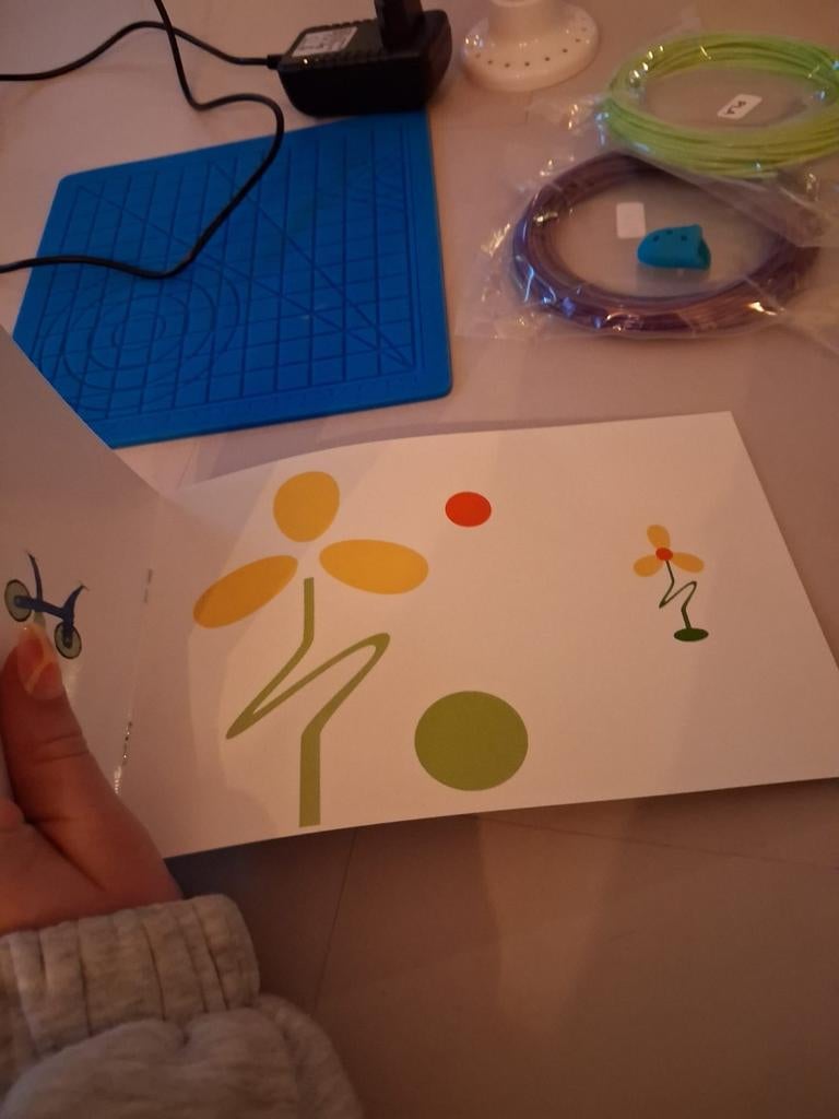 3D Pen Tekenset met Filament en Tekenmat - Roze, Computers en Software, 3D Printers, Ophalen of Verzenden, Zo goed als nieuw, Onbekend