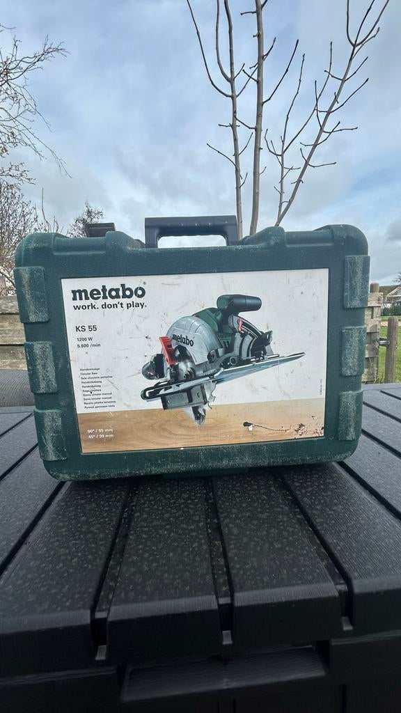 Metabo Cirkelzaag KS 55 - Werkt perfect!, Doe-het-zelf en Verbouw, Gereedschap | Zaagmachines, Ophalen of Verzenden, Gebruikt