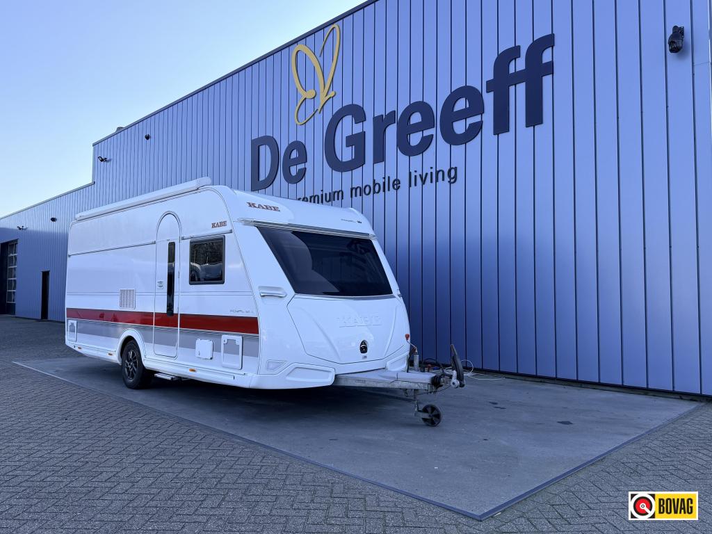 Kabe Royal 520 XL, Caravans en Kamperen, Caravans, Bedrijf, tot en met 4, 1500 - 2000 kg, Rondzit, Kabe, Frans bed, Overige typen