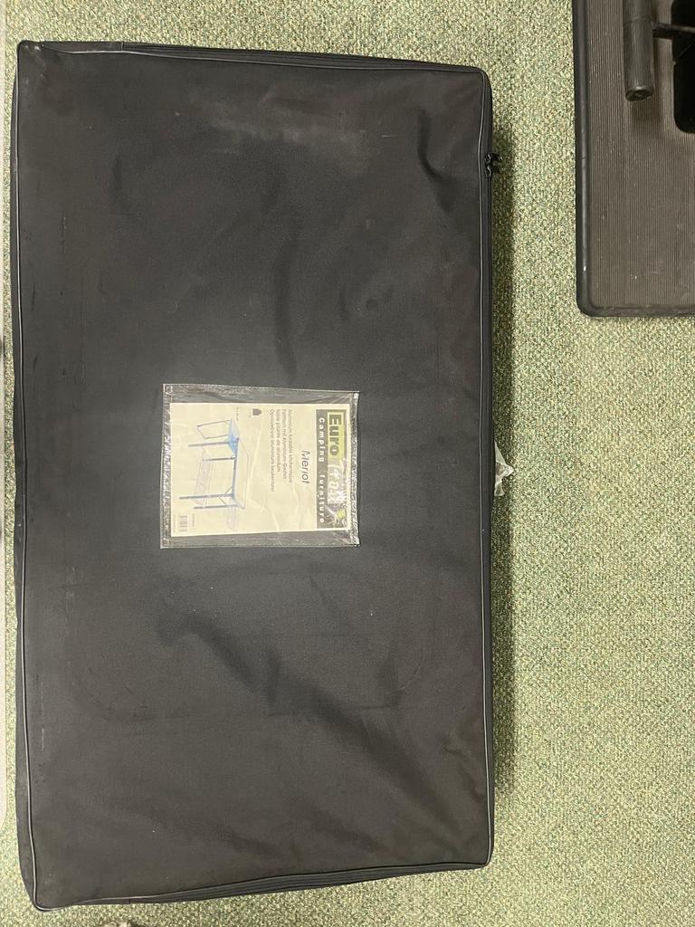 Euro trail opvouwbare aluminium keukentafel, Caravans en Kamperen, Kampeermeubelen, Ophalen, Zo goed als nieuw, Overige