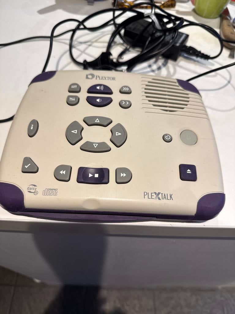 Plextor PlexTalk Daisy CD-speler voor blinden en slechtziend, Ophalen of Verzenden, Gebruikt, Overige merken