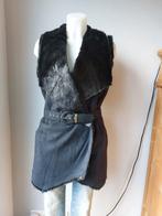 Zwarte bont gilet/vest maat 40 van malvin, Kleding | Dames, Bodywarmers, Maat 38/40 (M), Malvin, Zwart, Ophalen of Verzenden