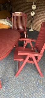 Tuinstel Hartberger, Tuin en Terras, Ophalen, Kunststof, Gebruikt, 3 zitplaatsen