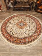Perzisch Handgeknoopt Rond Tapijt. Prachtige kleuren Weg=Weg, Crème, Perzisch, Rond, 200 cm of meer