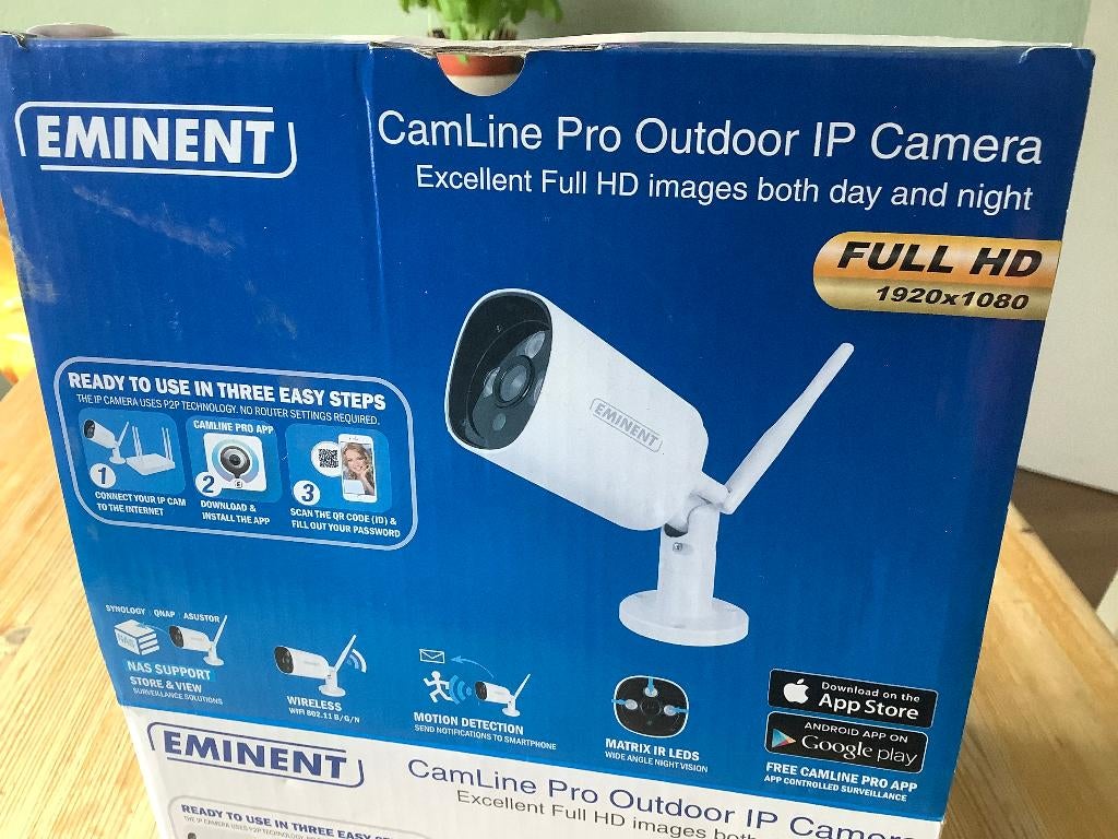 Eminent CamLine Pro outdoor IP camera EM6355, Ophalen of Verzenden, Zo goed als nieuw, Buitencamera