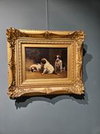 Schilderij Louis Eugène Lambert (1825-1900) echtgoud lijst, Ophalen