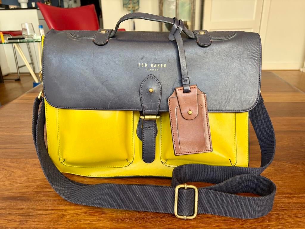 Leren tas van Ted Baker, Ophalen of Verzenden, Zo goed als nieuw, Zwart