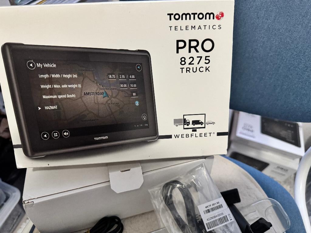 TomTom Pro 8275 Truck Europa (7 inch) Lifetime (Wifi), Auto diversen, Autonavigatie, Zo goed als nieuw, Ophalen of Verzenden