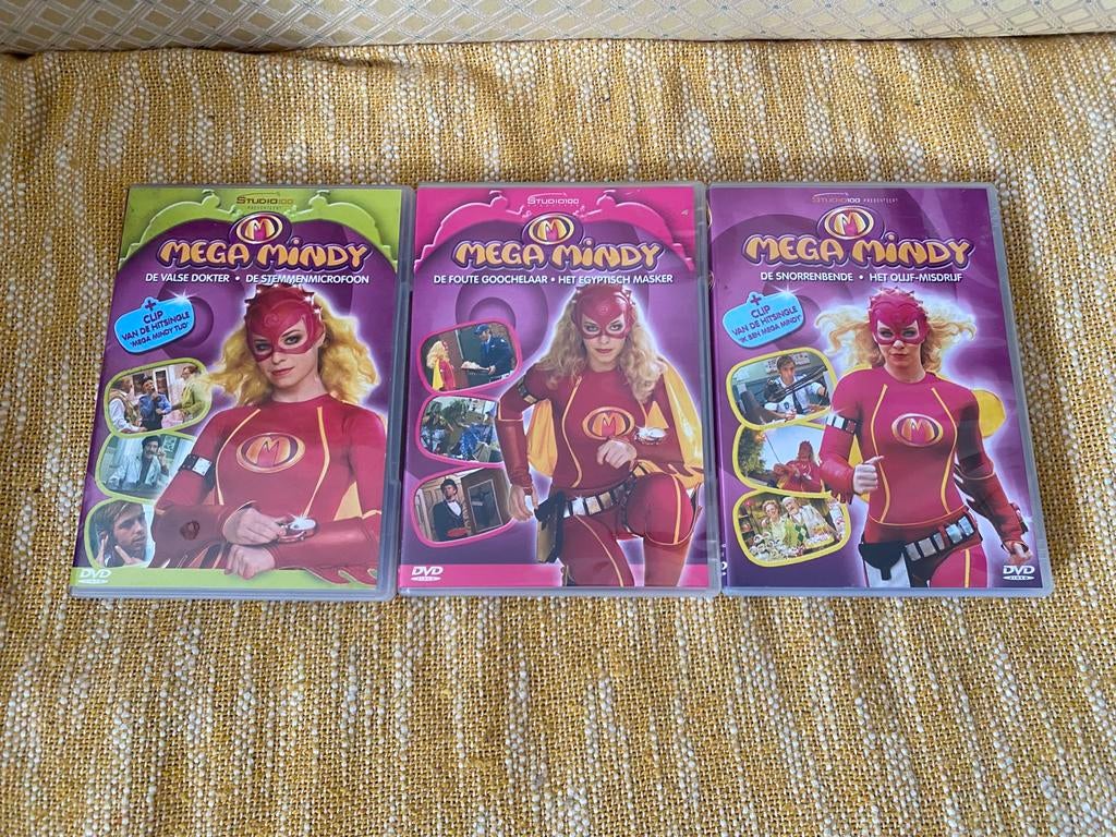 3x DVD van Mega Mindy, Alle leeftijden, Ophalen of Verzenden, Zo goed als nieuw