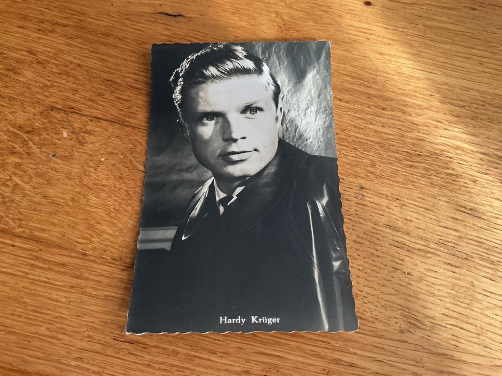 A95 Hardy Kruger, Verzamelen, Ophalen of Verzenden, Zo goed als nieuw, Foto of Kaart