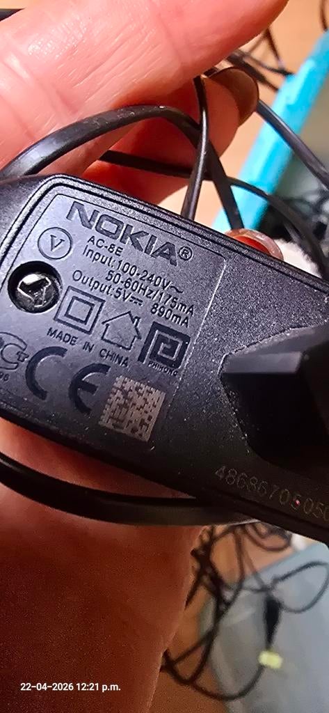 Nokia AC-5E Oplader, Ophalen of Verzenden, Nokia