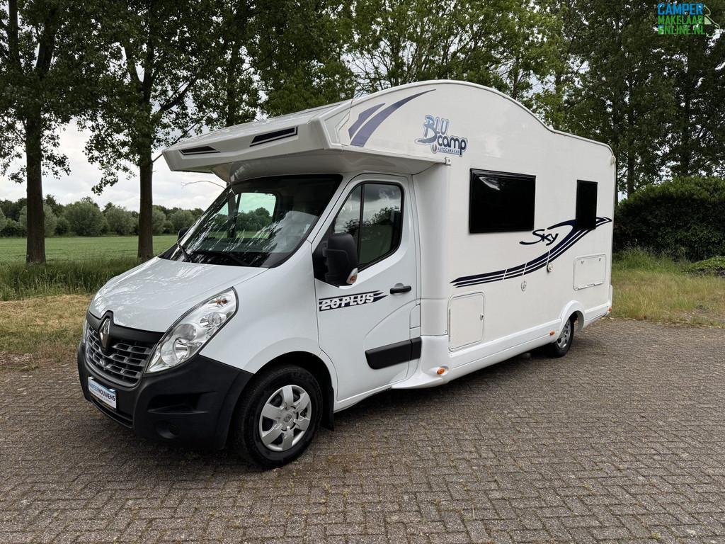 Blucamp Sky 20 PLUS | Lengtebed | Hefbed | 6 pers. | Lage km, Overige merken, Ringverwarming, Startonderbreker, Koelkast