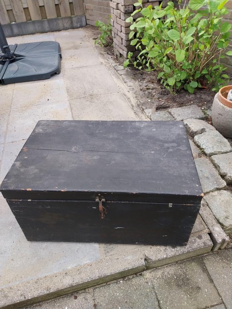 Houten kist, Ophalen, Minder dan 50 cm, Gebruikt, 50 tot 100 cm