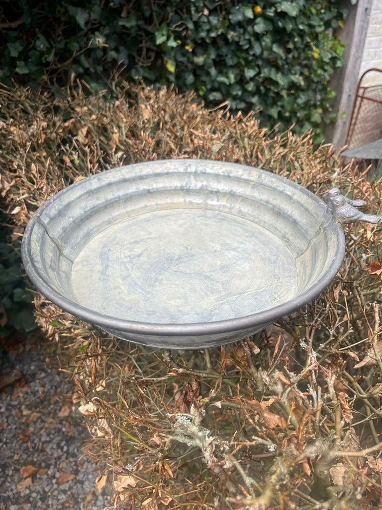 Vogel badje voer bakje tuin sober,landelijk, Ophalen of Verzenden, X, X, X