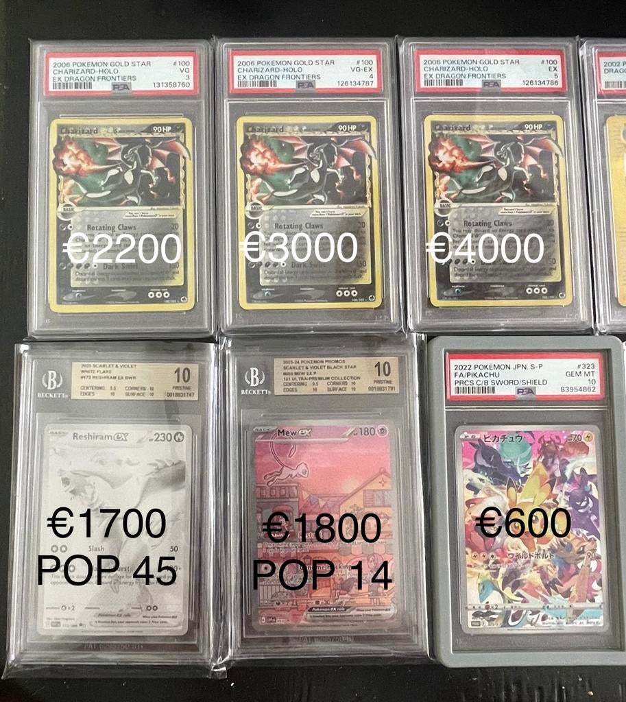 Pokemon kaart PSA + BGS Sale, Ophalen of Verzenden, Zo goed als nieuw