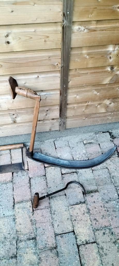 Oude strohaak, Antiek en Kunst, Antiek | Gereedschap en Instrumenten, Ophalen