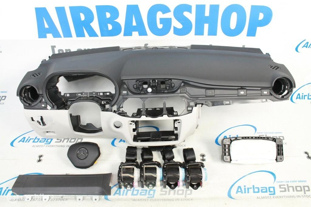 Airbag set - Dashboard zwart wit Mercedes B klasse W246, Auto-onderdelen, Gebruikt, Ophalen of Verzenden