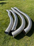 Rvs kachel buis / rookkanaal flexibele, Ophalen, Overige typen, Zo goed als nieuw, Rvs